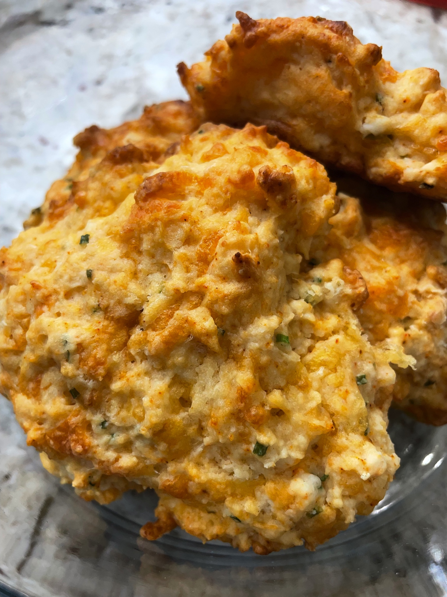 Buttermilk Drop Biscuits with Garlic and Cheddar