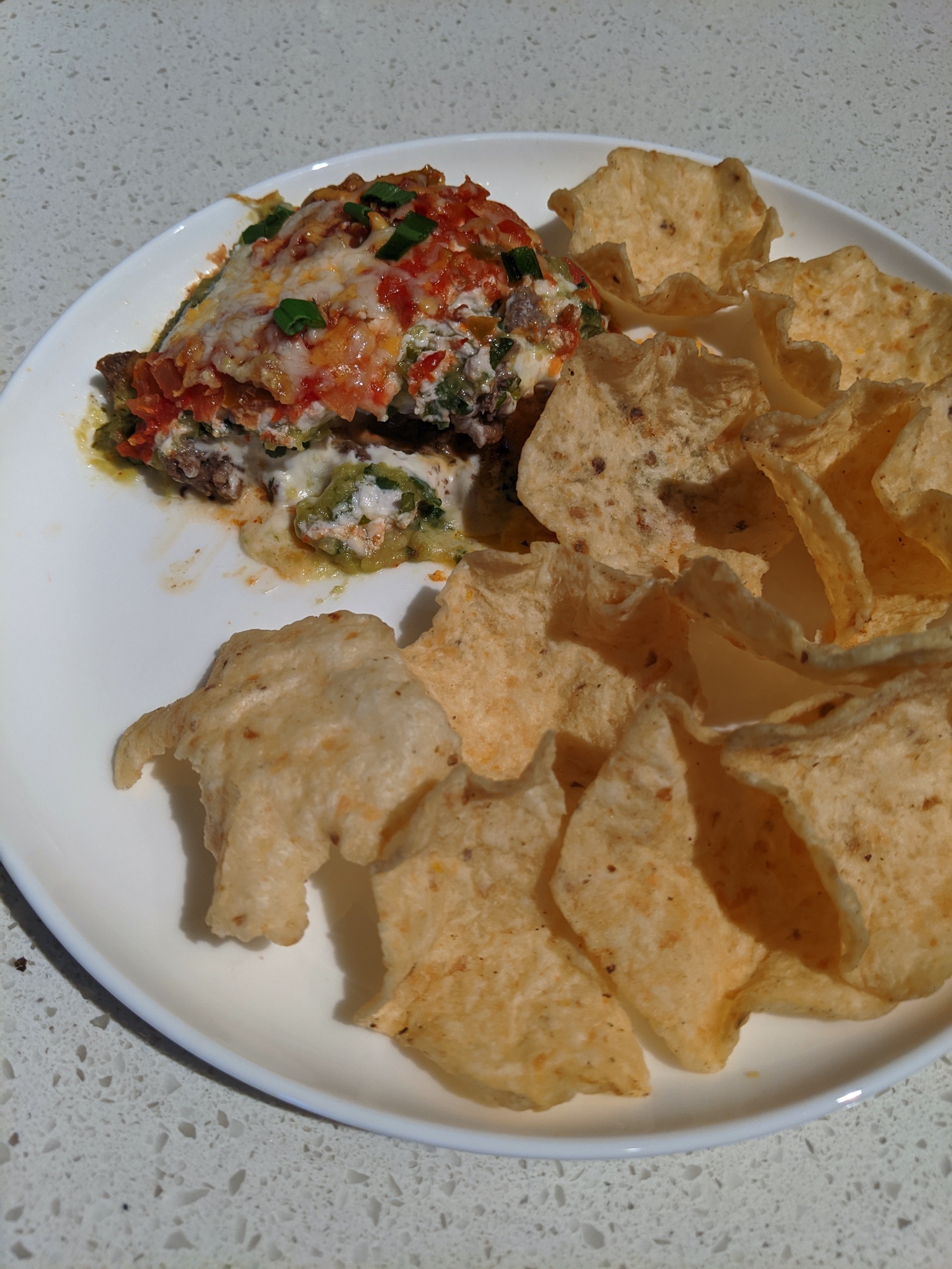 Seven Layer Bean Dip